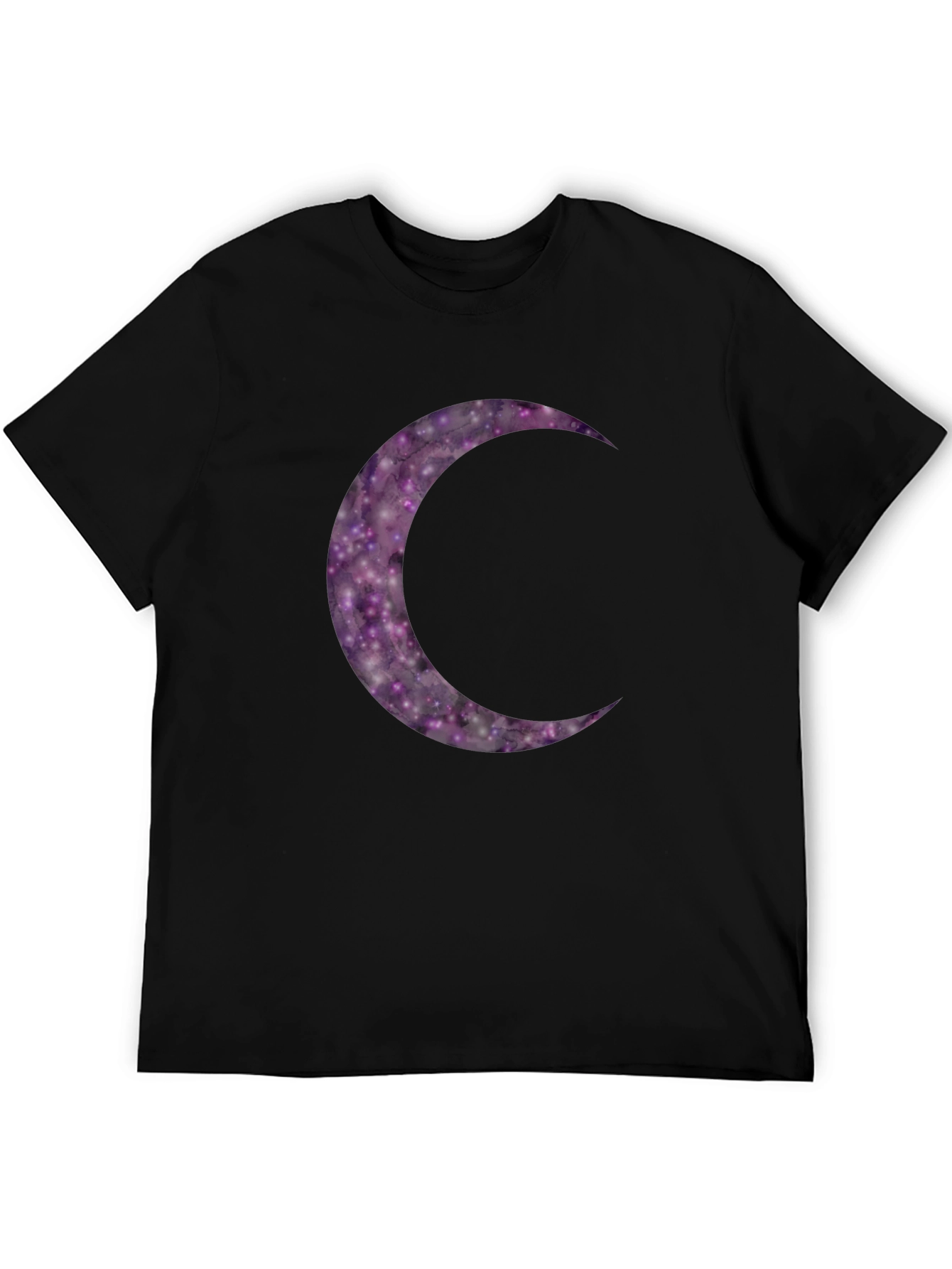 Camiseta Negra Luna Cósmica