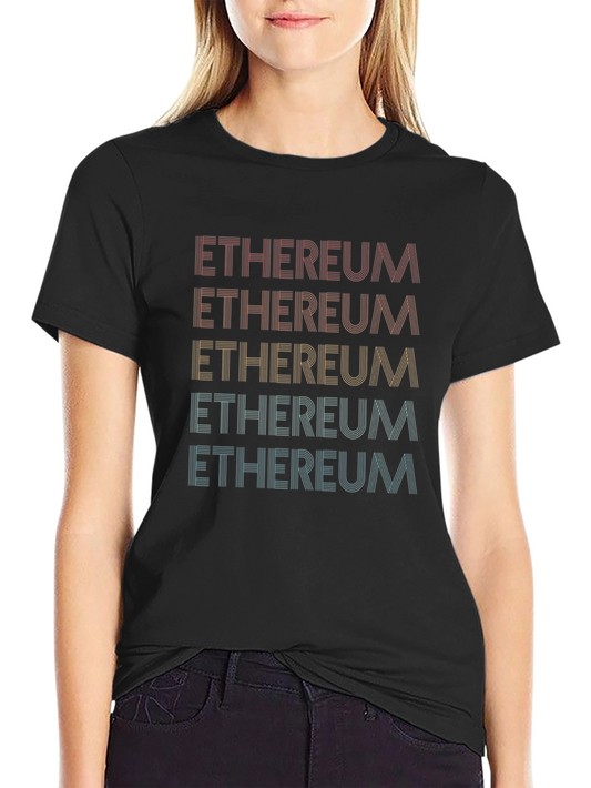 Camiseta Ethereum Retro Vintage