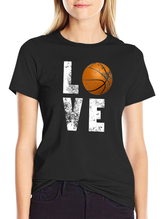 Camiseta Negra Love Basketball