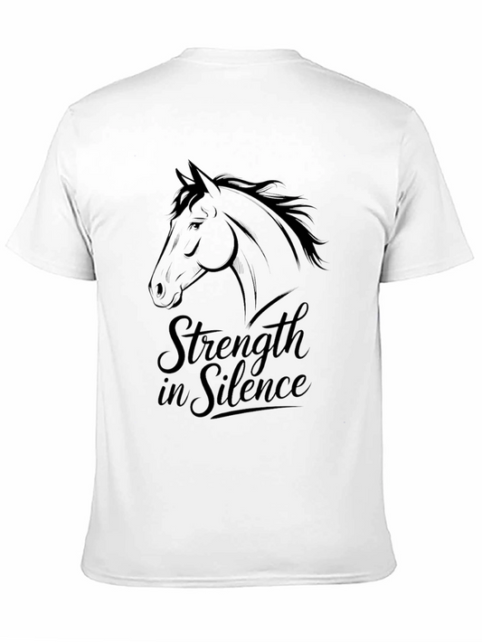 Camiseta Negra Fuerza en Silencio