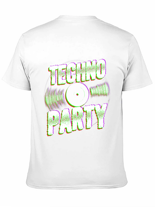 Camiseta Negra Techno Party