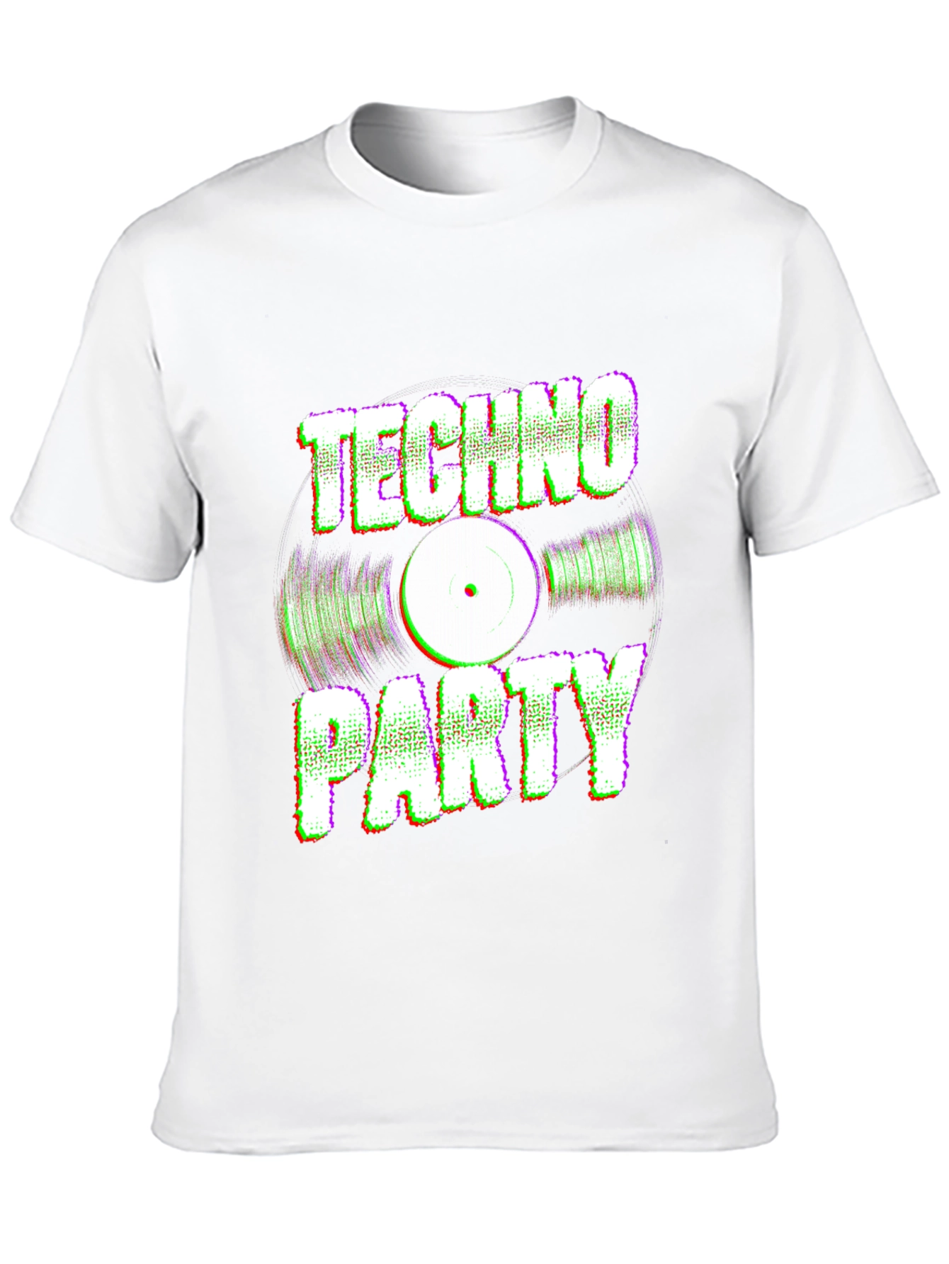 Camiseta Negra Techno Party