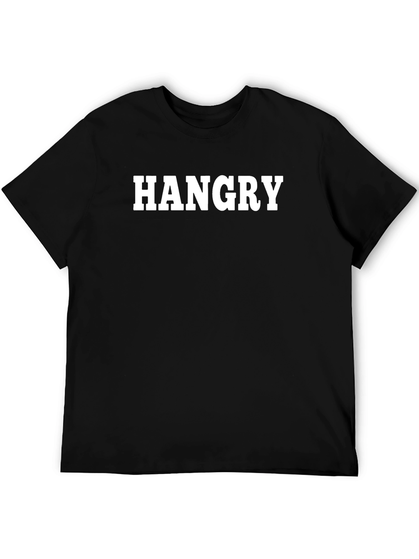 Camiseta Negra Hangry para Hombre