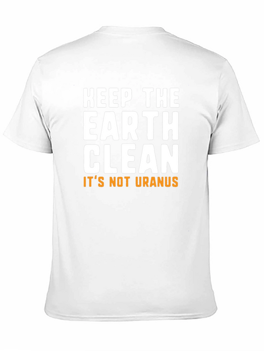 Camiseta Keep the Earth Clean Negra
