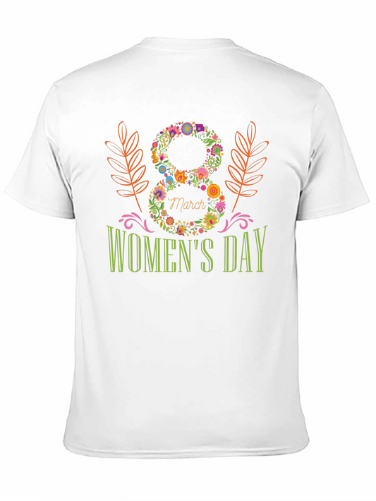 Camiseta Día de la Mujer 8 de Marzo Floral