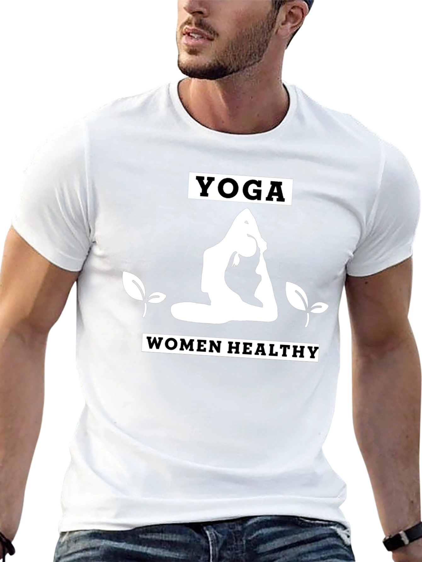 Camiseta Yoga Mujer Saludable Negra