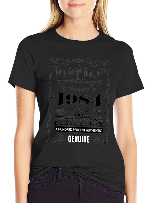 Camiseta Vintage 1984 Aged to Perfection