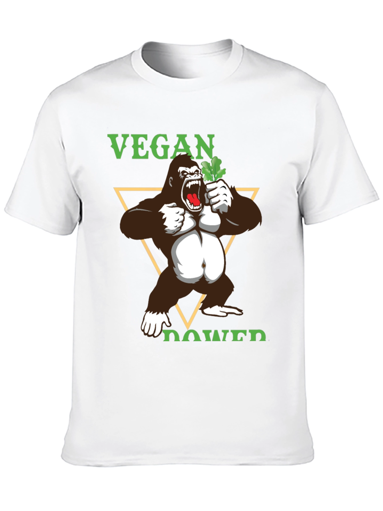 Camiseta Vegana con Gorila Poderoso