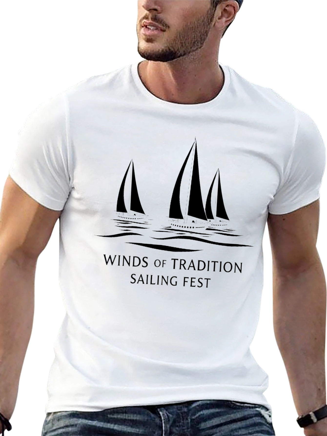 Camiseta Negra Winds of Tradition Sailing Fest