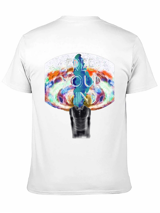 Camiseta Negra Estampada: Libera Tu Mente