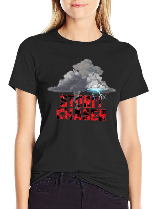 Camiseta Negra Cazador de Tormentas