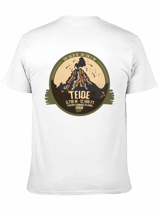 Camiseta Negra Teide - Tenerife Islas Canarias España