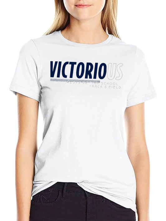 Camiseta Negra Victorious Wests DE High School Track & Field