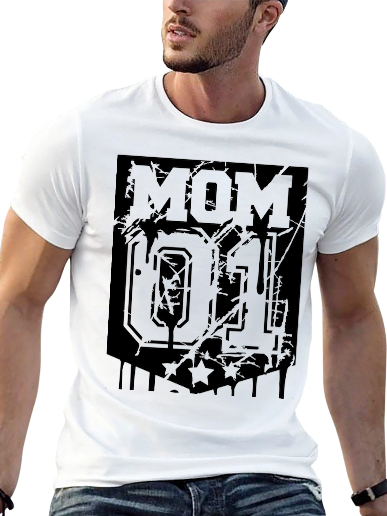 Camiseta Negra Mom 01 Estilo Deportivo