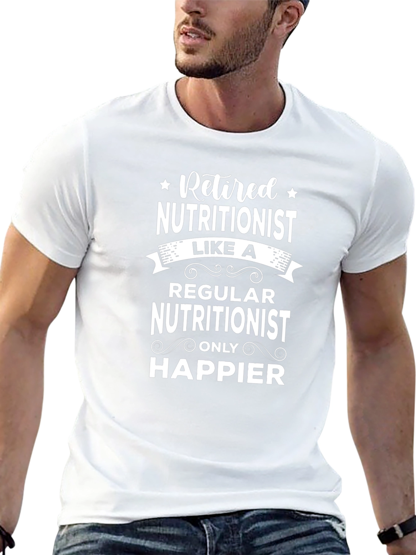 Camiseta Nutricionista Retirado - ¡Más Feliz!