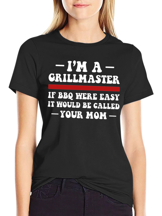 Camiseta Grillmaster BBQ para Hombre - Diseño Divertido
