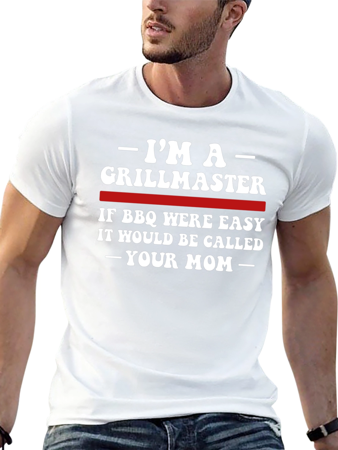 Camiseta Grillmaster BBQ para Hombre - Diseño Divertido