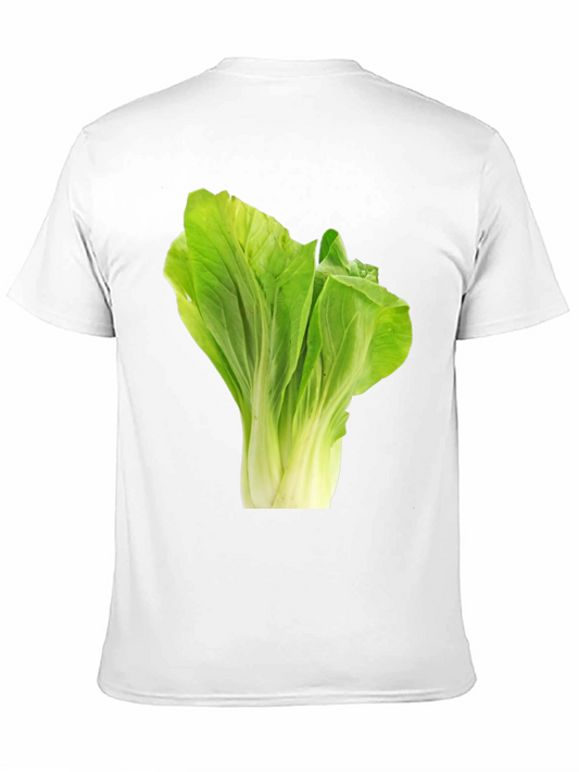 Camiseta Negra con Diseño de Lechuga