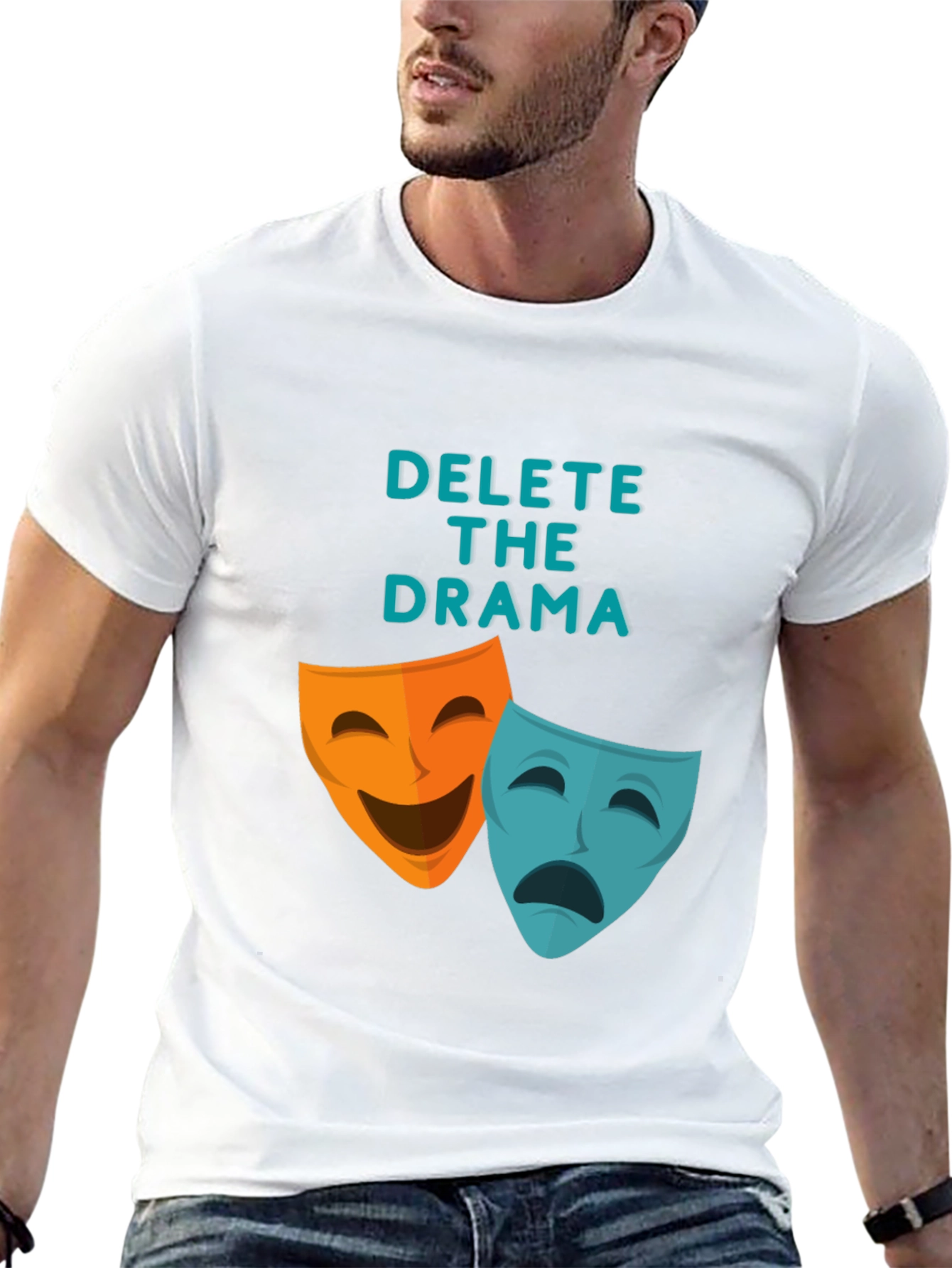 Camiseta Negra Delete The Drama