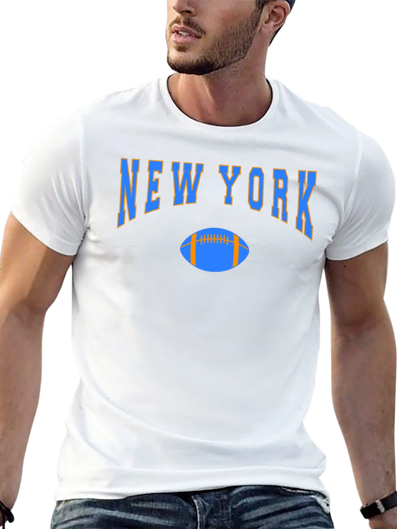Camiseta Nueva York Diseño Fútbol Americano