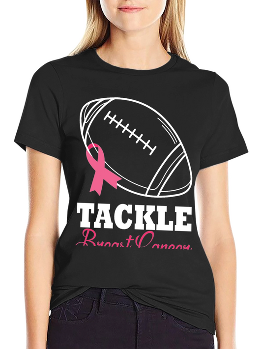 Camiseta Tackle Breast Cancer - Apoyo a la Lucha Contra el Cáncer