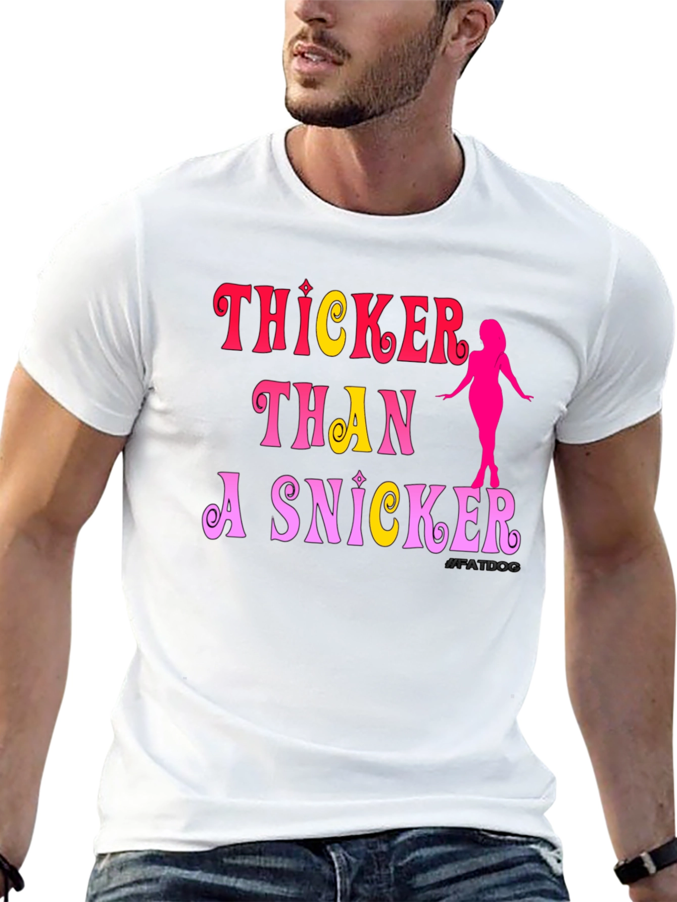 Camiseta Negra: Thicker Than a Snicker