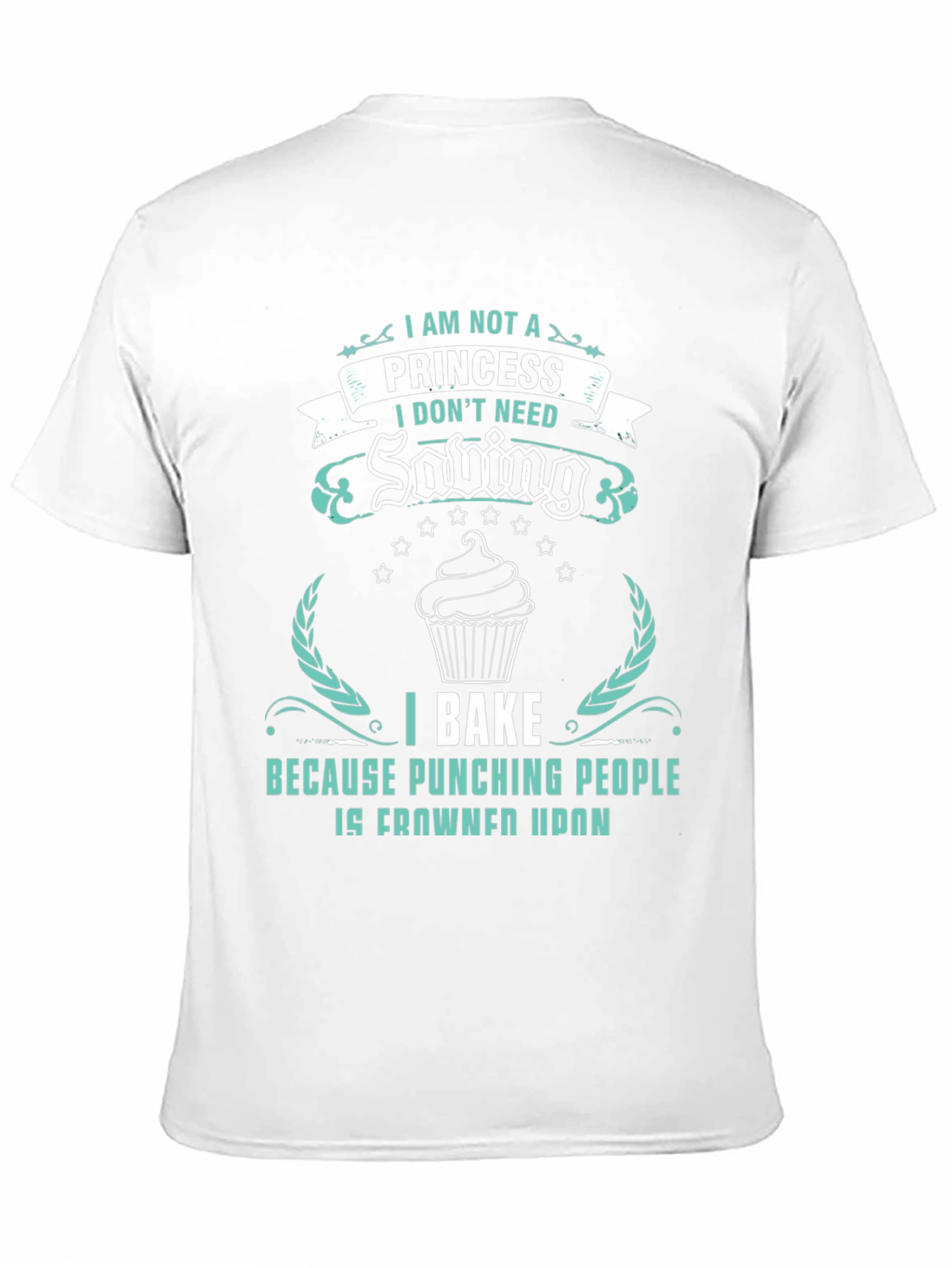 Camiseta Negra: No Soy Princesa Horneo