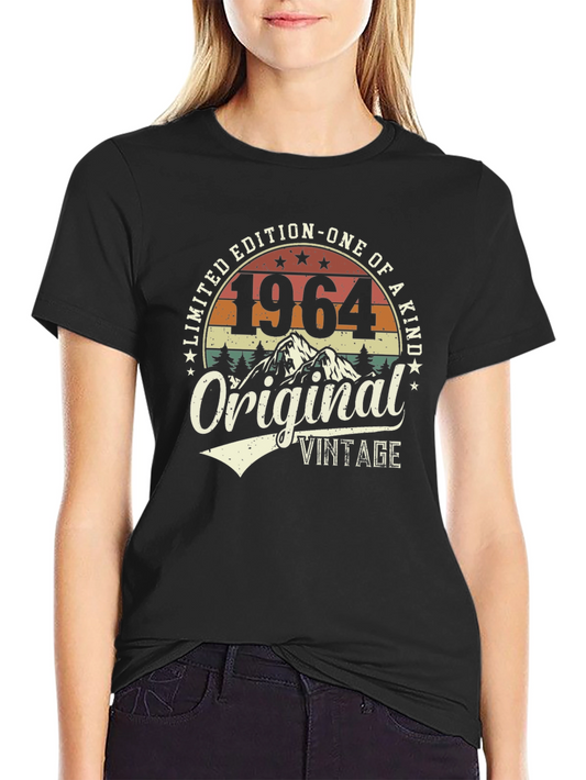 Camiseta Negra Vintage Edición Limitada 1964