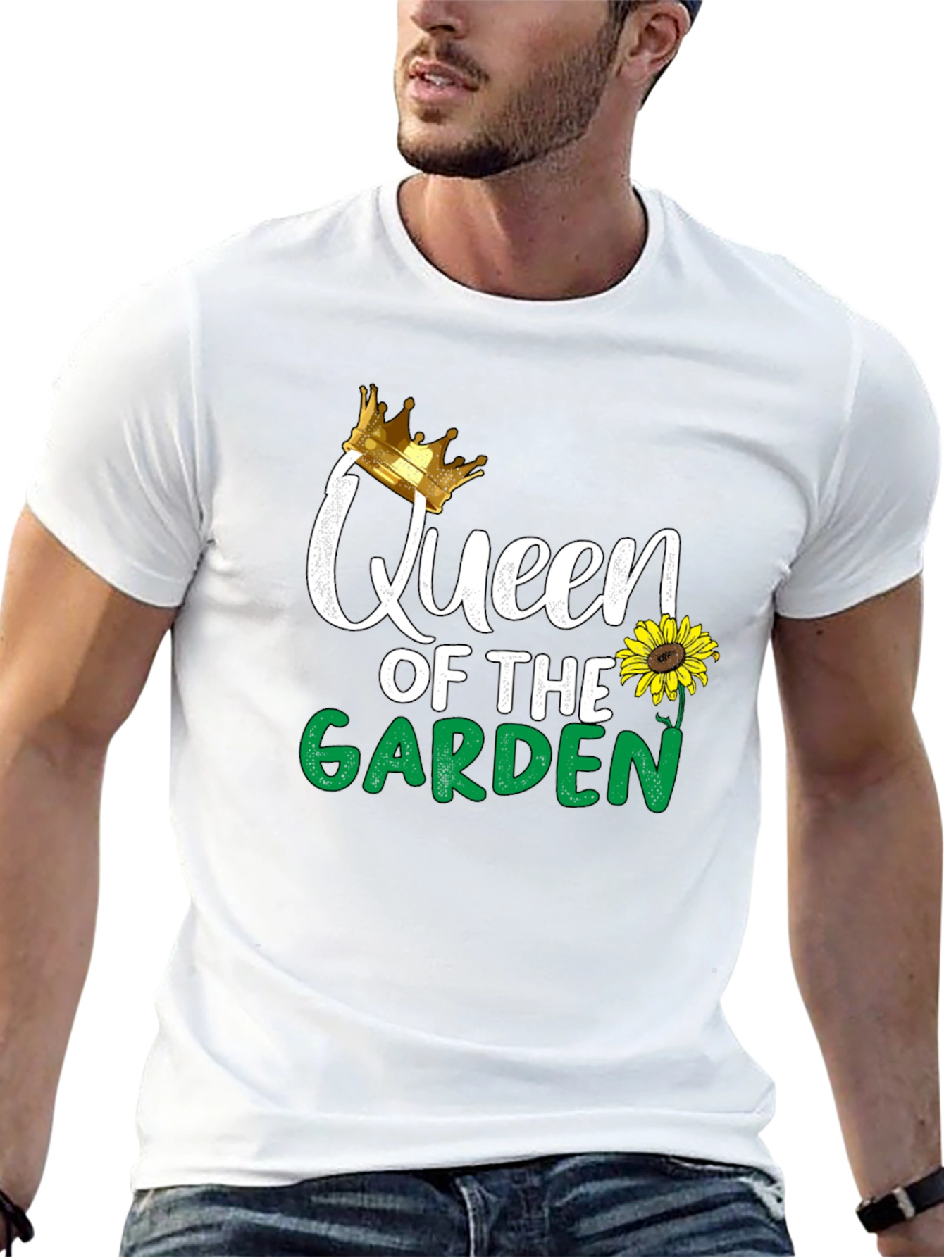 Camiseta Negra Reina del Jardín