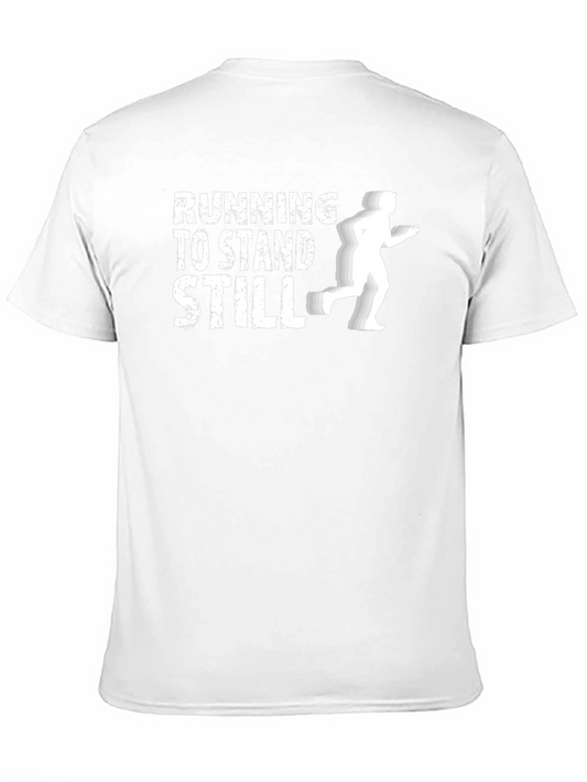 Camiseta Negra: Correr Para Quedarse Quieto