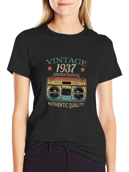Camiseta Vintage 1937 Radio Retro
