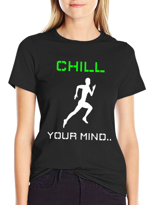 Camiseta Hombre Negra Chill Your Mind