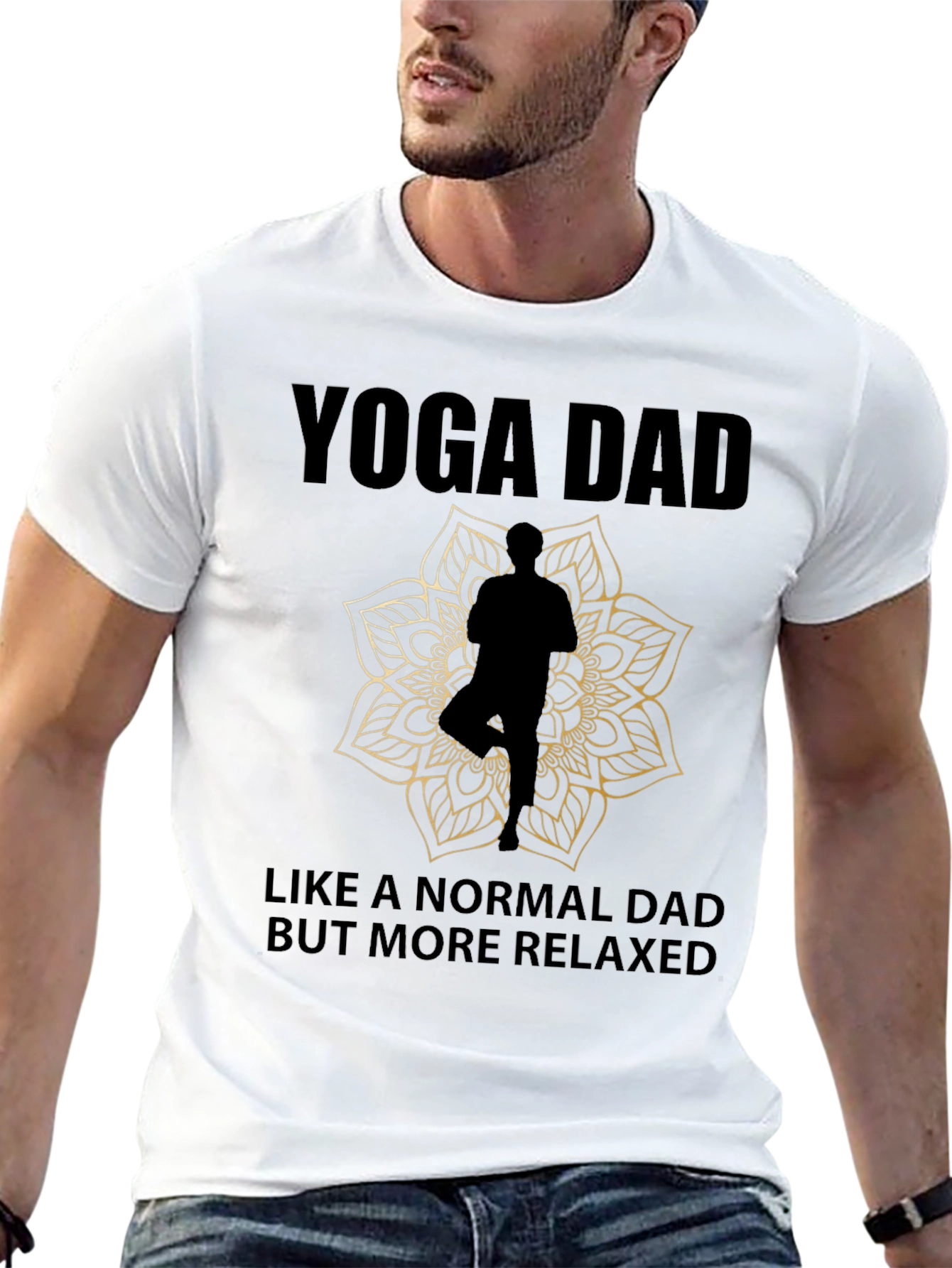 Camiseta Yoga Dad - Relajación para Papá