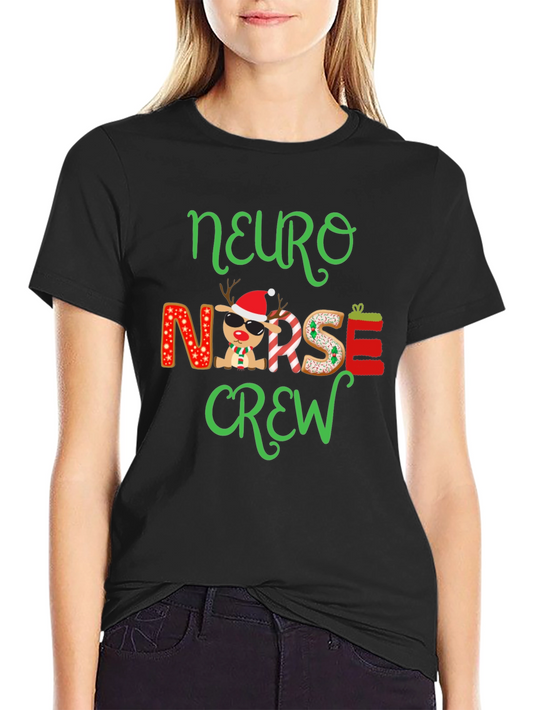 Camiseta Navideña Neuro Nurse Crew