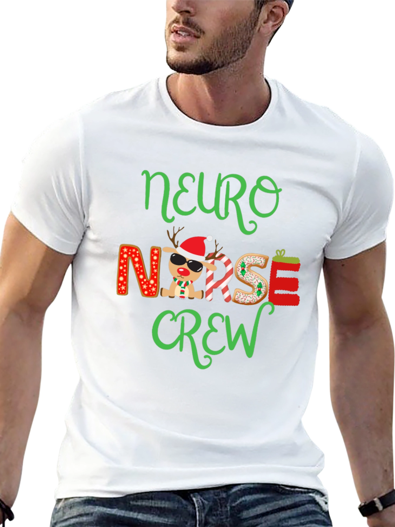 Camiseta Navideña Neuro Nurse Crew