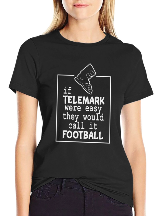Camiseta Negra con Diseño de Telemark
