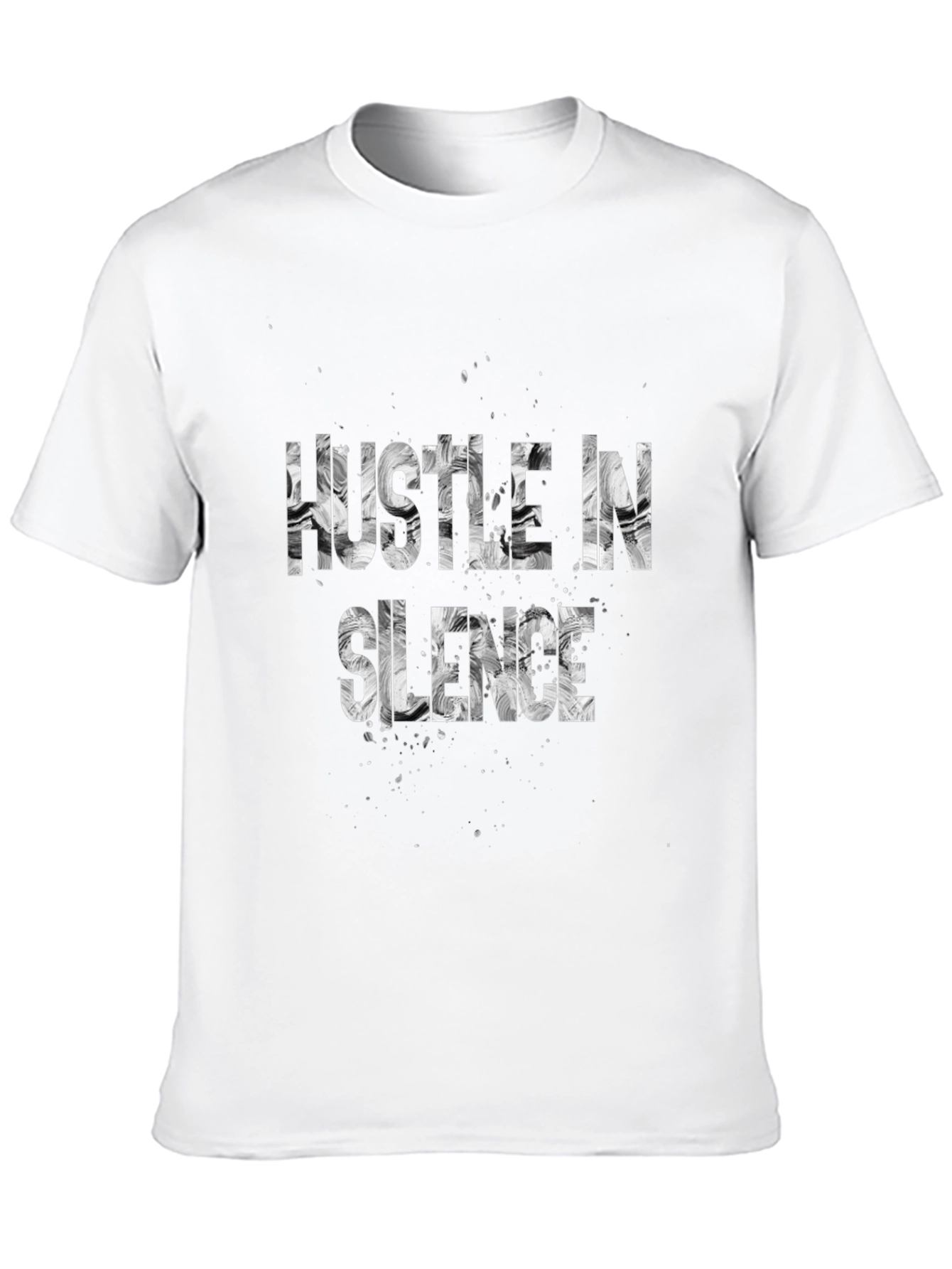 Camiseta Negra Hustle in Silence