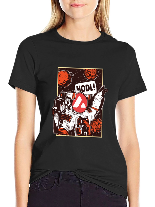 Camiseta Negra Espacial HODL