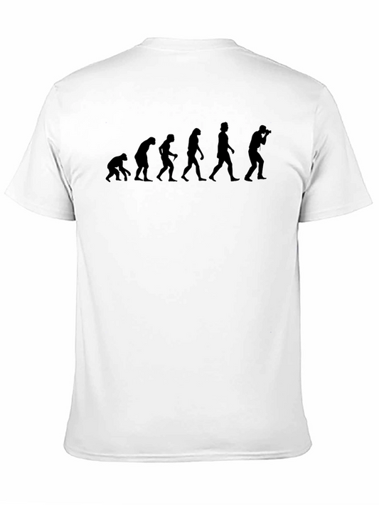 Camiseta Negra Hombre - Evolución del Fotógrafo