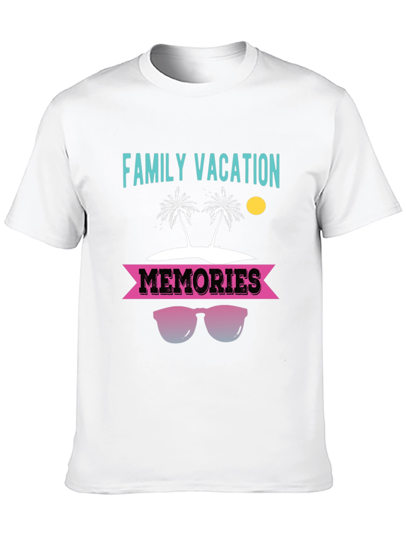 Camiseta Vacaciones Familiares con Diseño de Playa