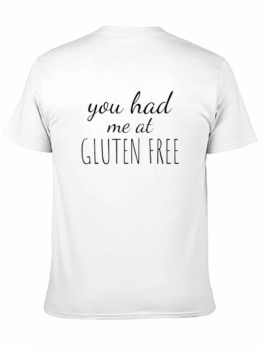 Camiseta Negra Gluten Free para Hombre