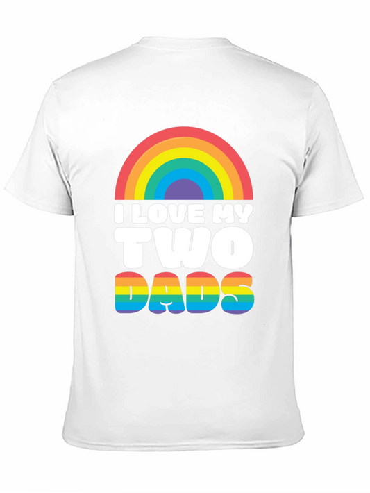 Camiseta Amo a Mis Dos Papás - Orgullo LGBTQ+