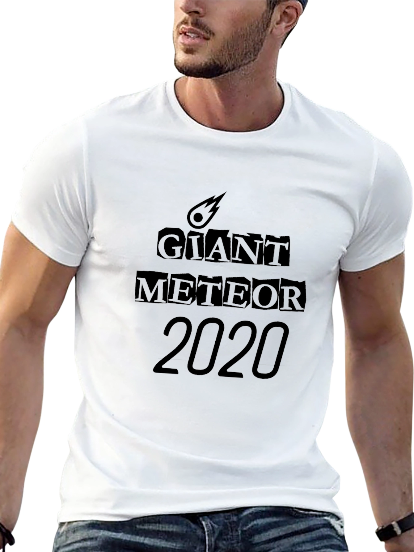 Camiseta Negra Meteoro Gigante 2020