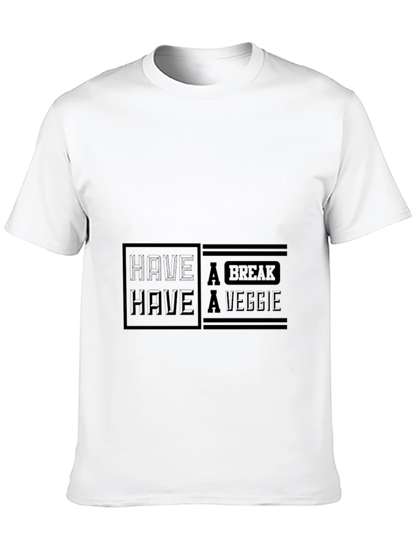 Camiseta Negra Hombre Have a Veggie