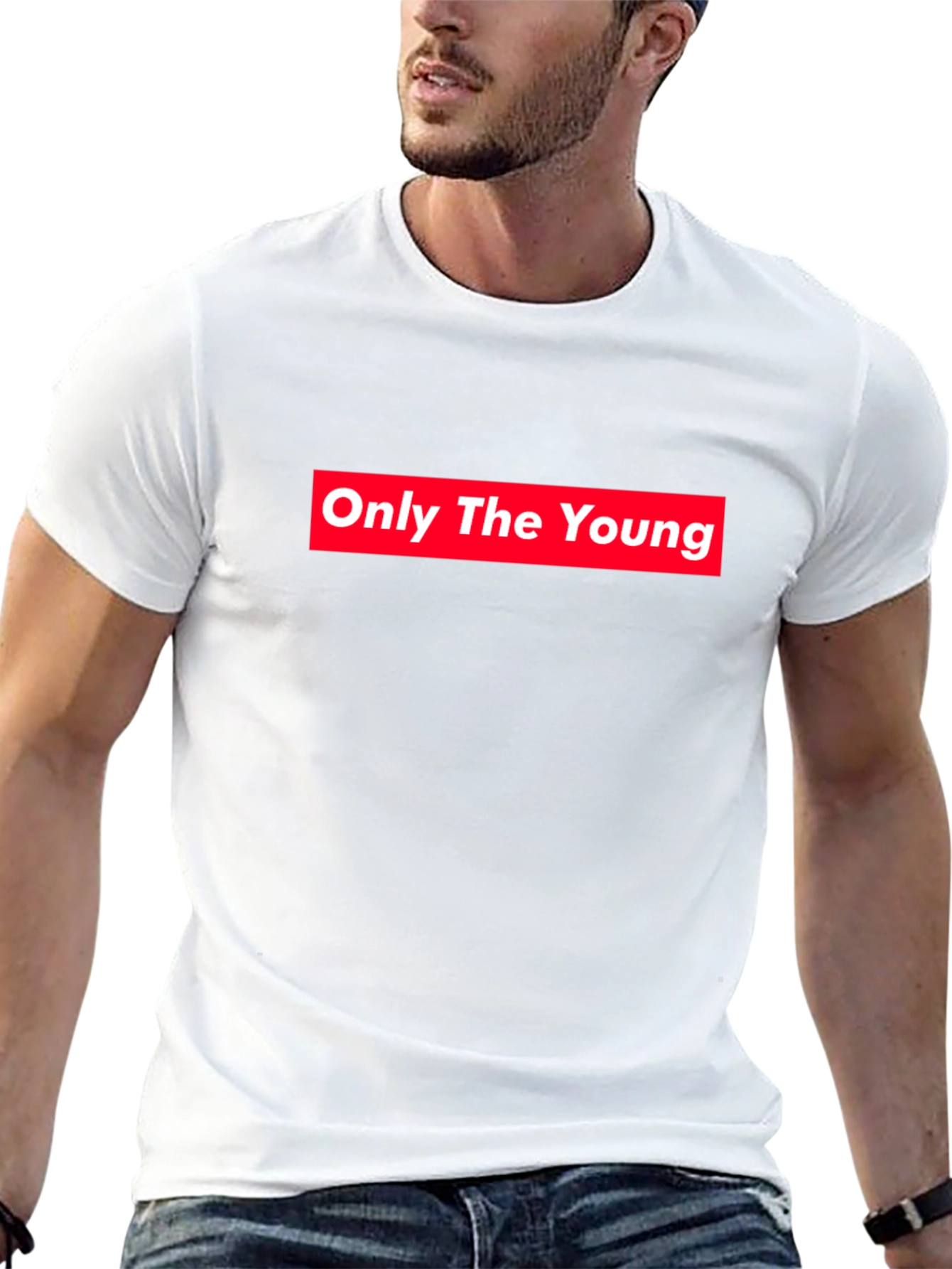 Camiseta Negra Only The Young Estilo Urbano