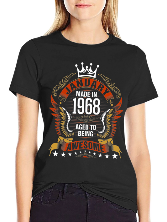 Camiseta Negra Edición Limitada Enero 1968