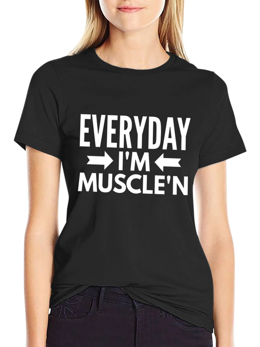 Camiseta Negra Everyday Im MuscleN