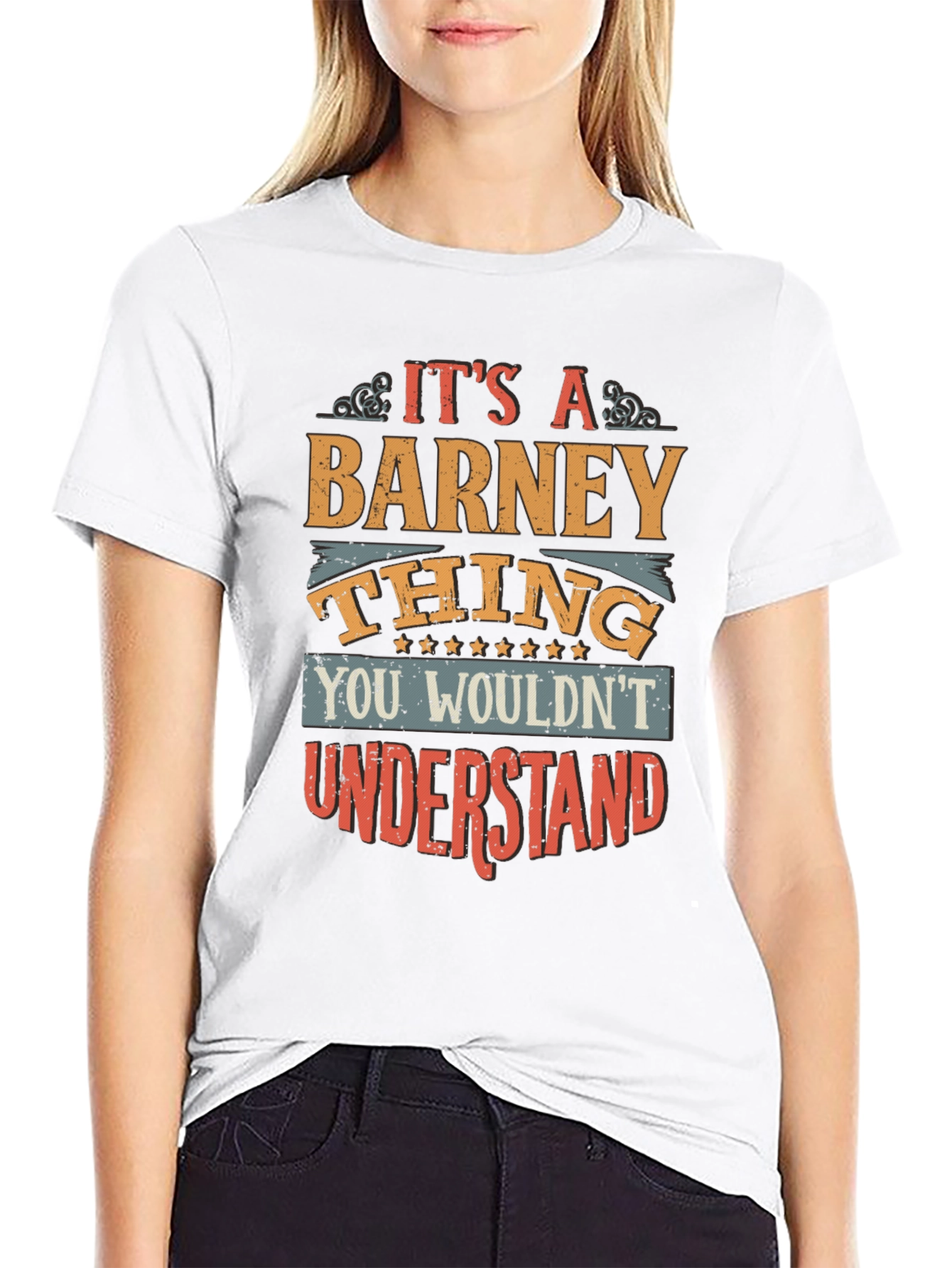 Camiseta Negra Barney Thing Original