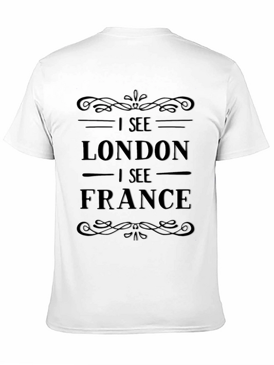Camiseta Negra I See London I See France