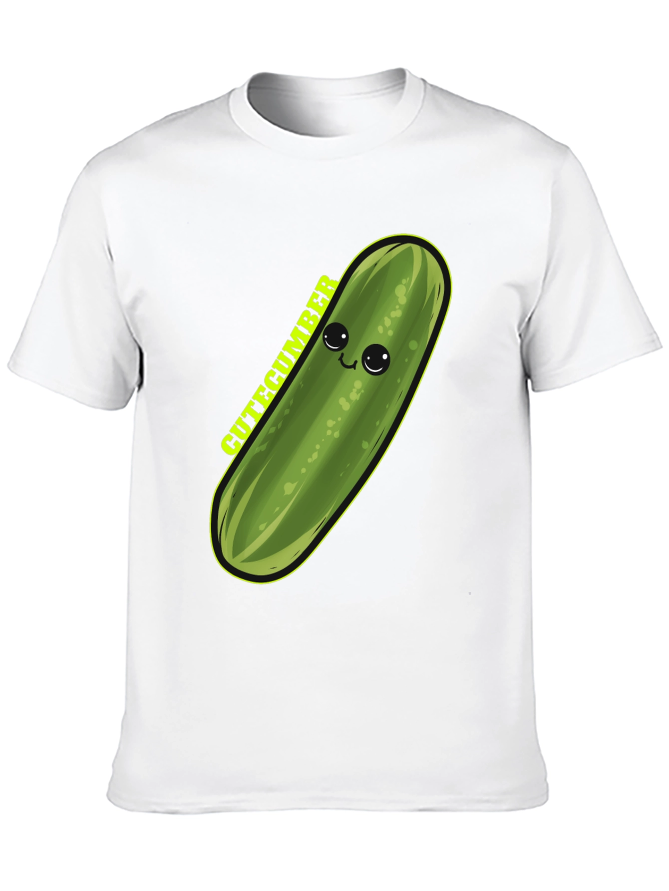 Camiseta Negra Cutecumber Kawaii